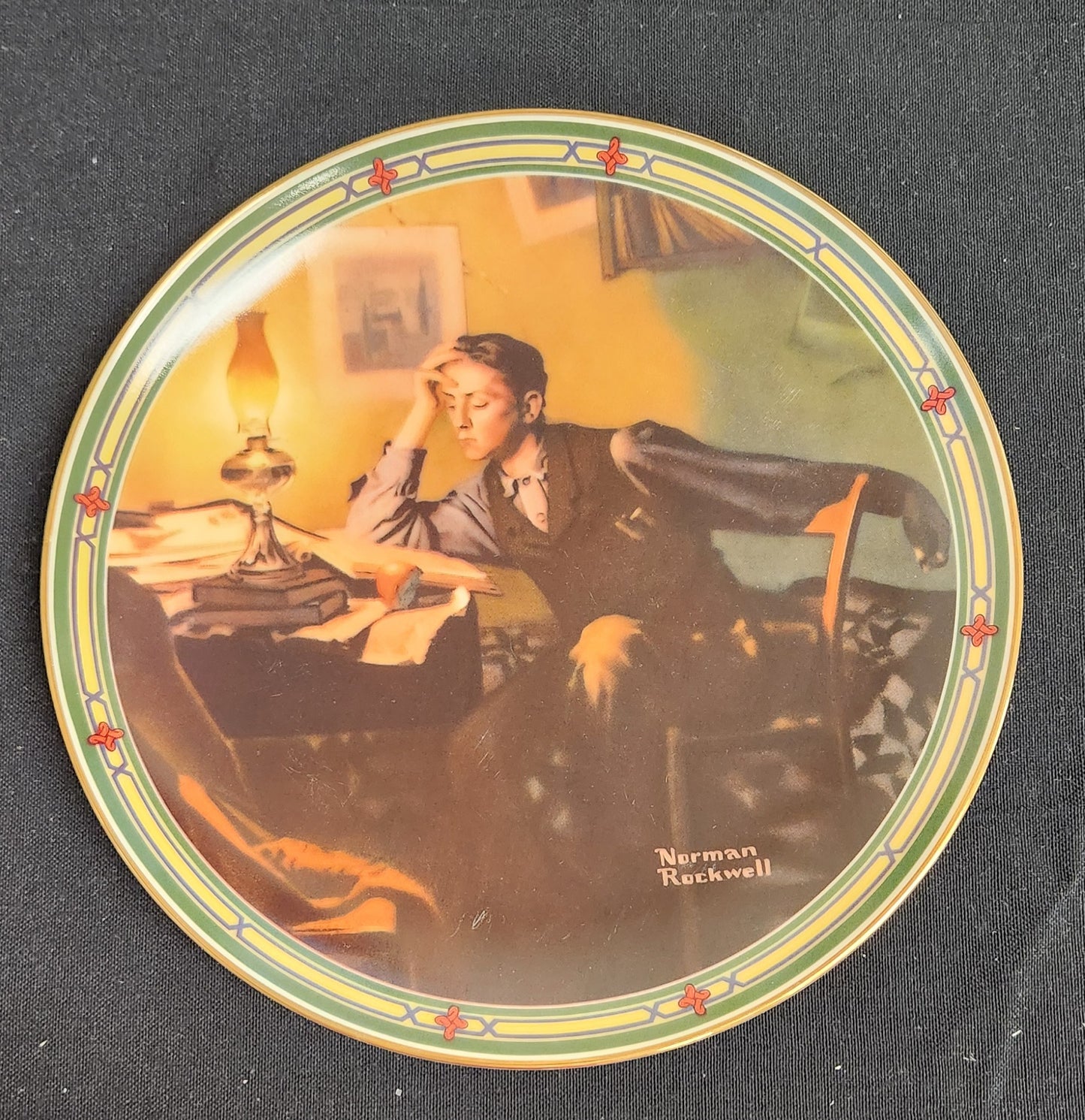 Limited Edition Rockwell's American Dream Collectible Plates - Patriotic Home Decor