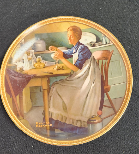 Rockwell Inspired Rediscovered Women Collector Plates - Patriotic Home  Decor