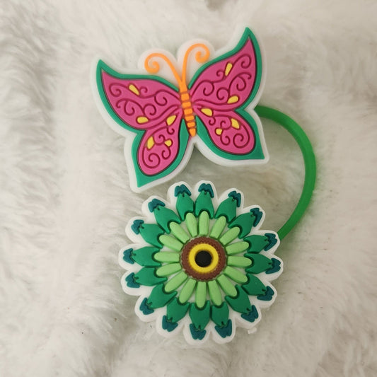Whimsical Butterfly Straw Toppers for Fun Decor