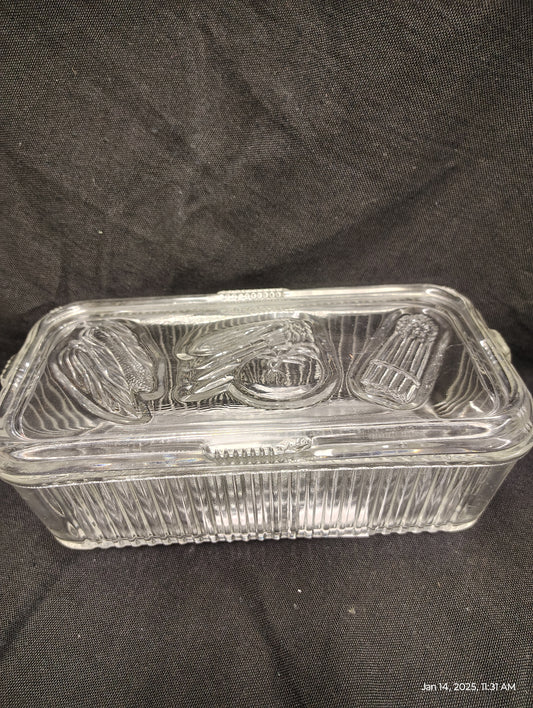 Federal Glass Refrigerator Dish