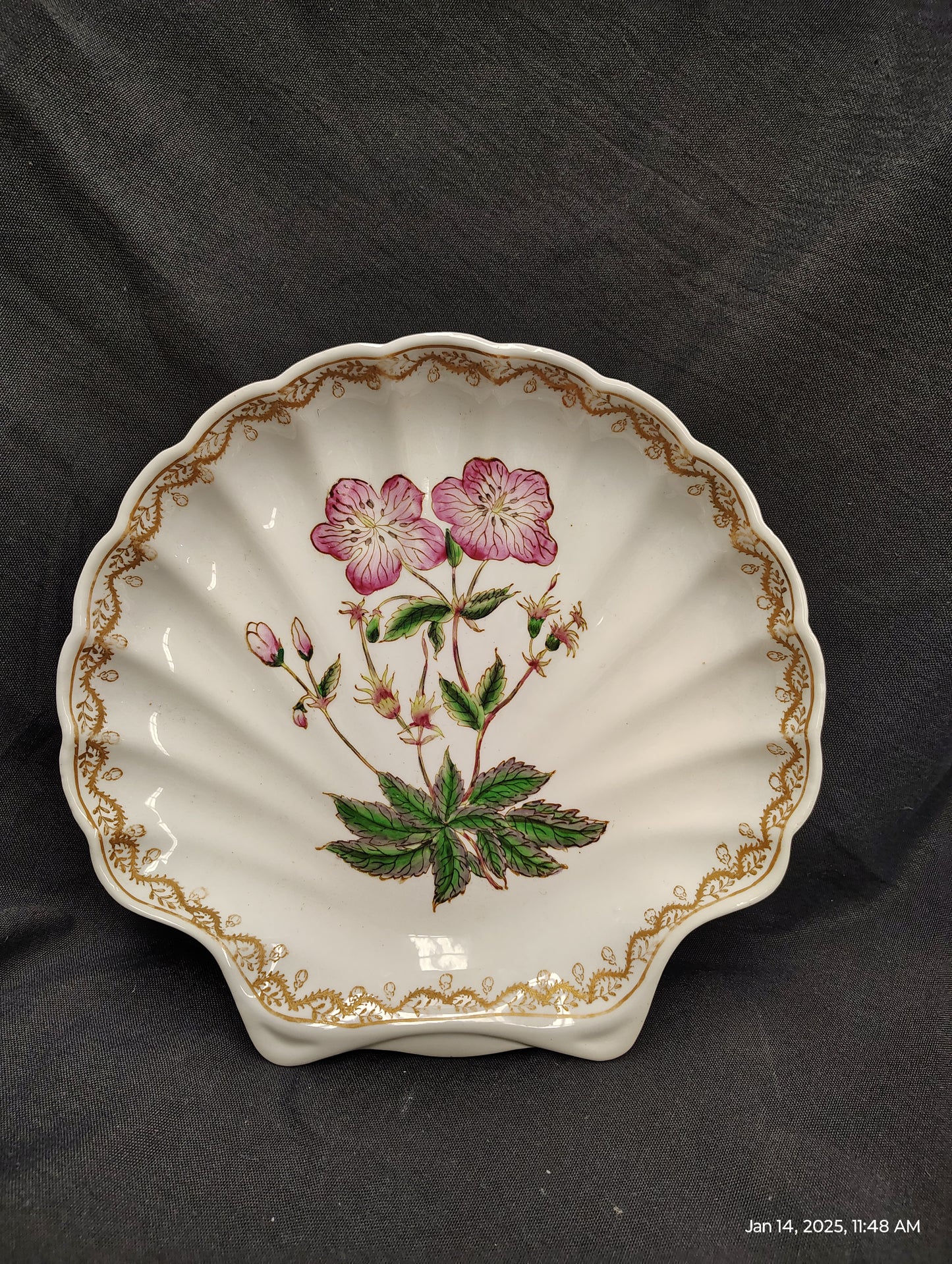 Vintage Wong Lee Seashell Plate