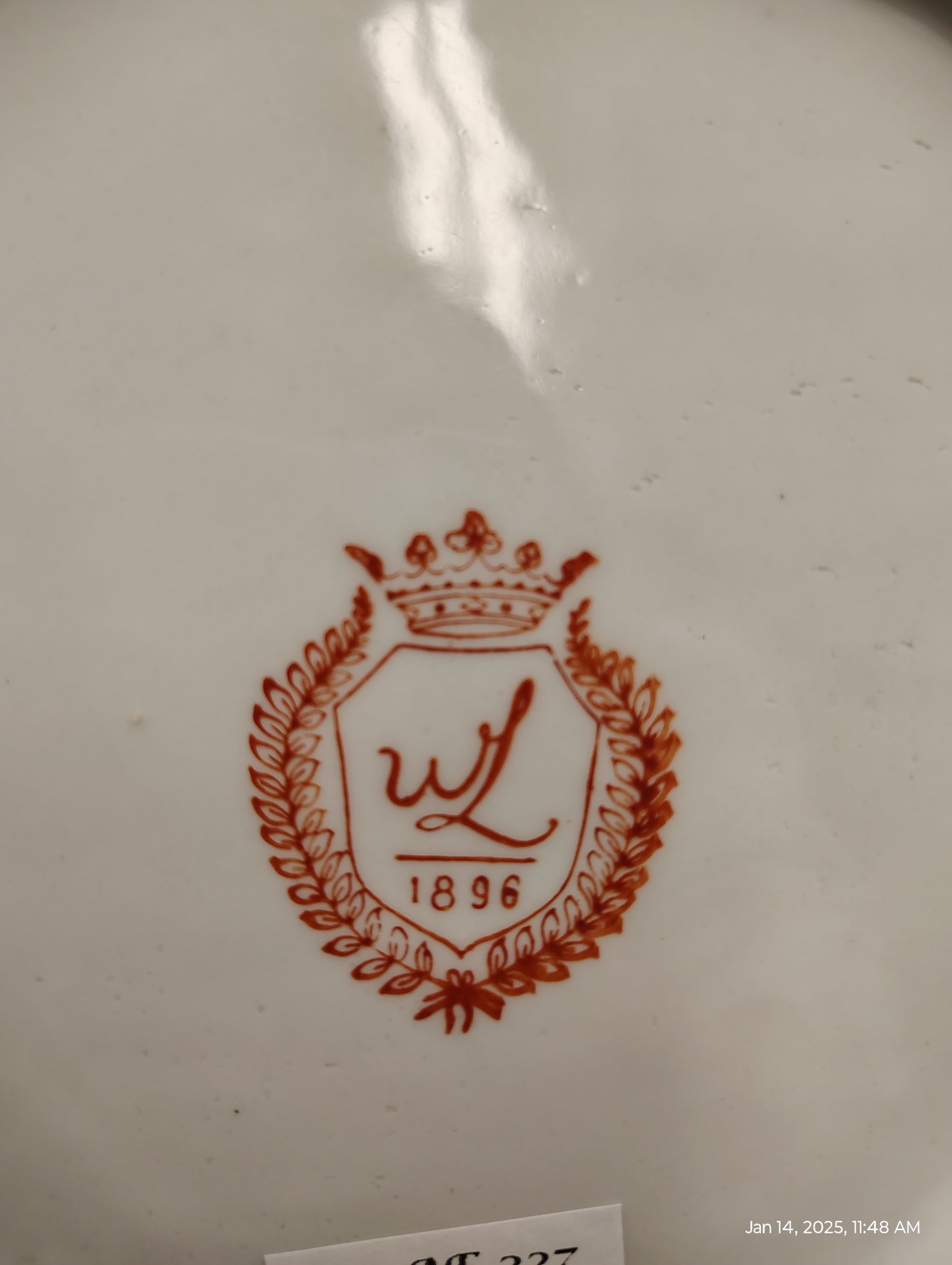 Vintage Wong Lee Seashell Plate