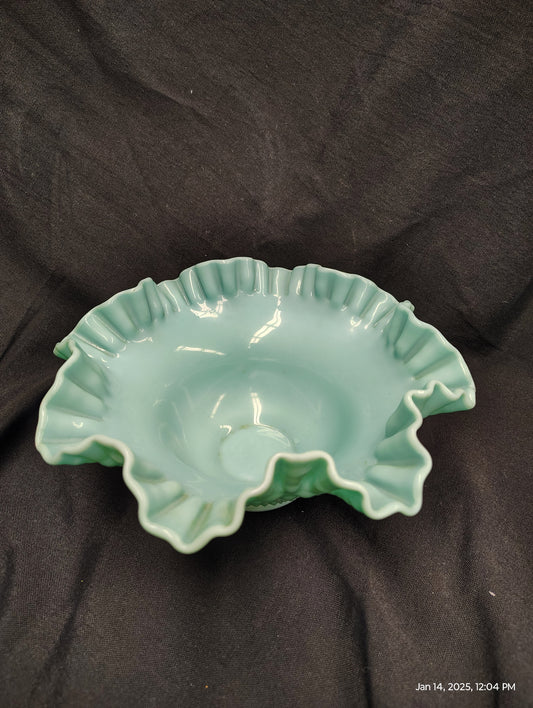 Hobnail Turquoise Bowl