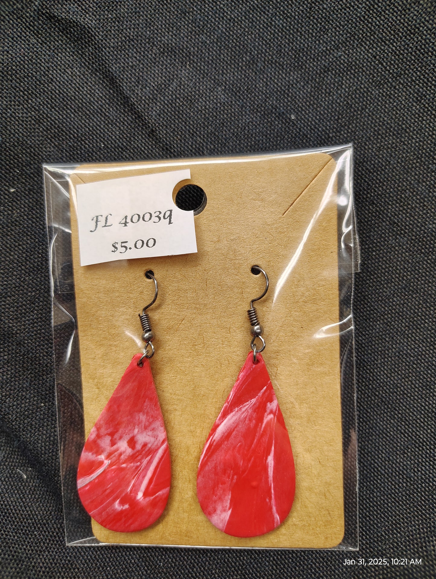 Tear Drop Earrings by FL