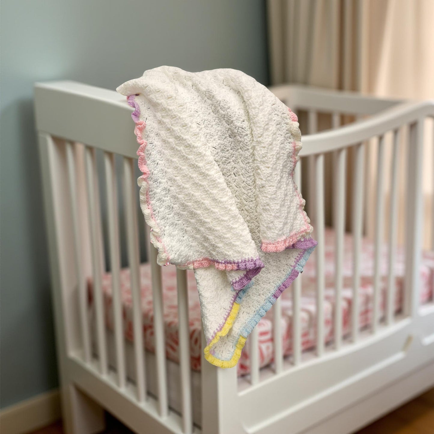 Cozy Hand-Crafted Crochet Quilt for Home Decor
