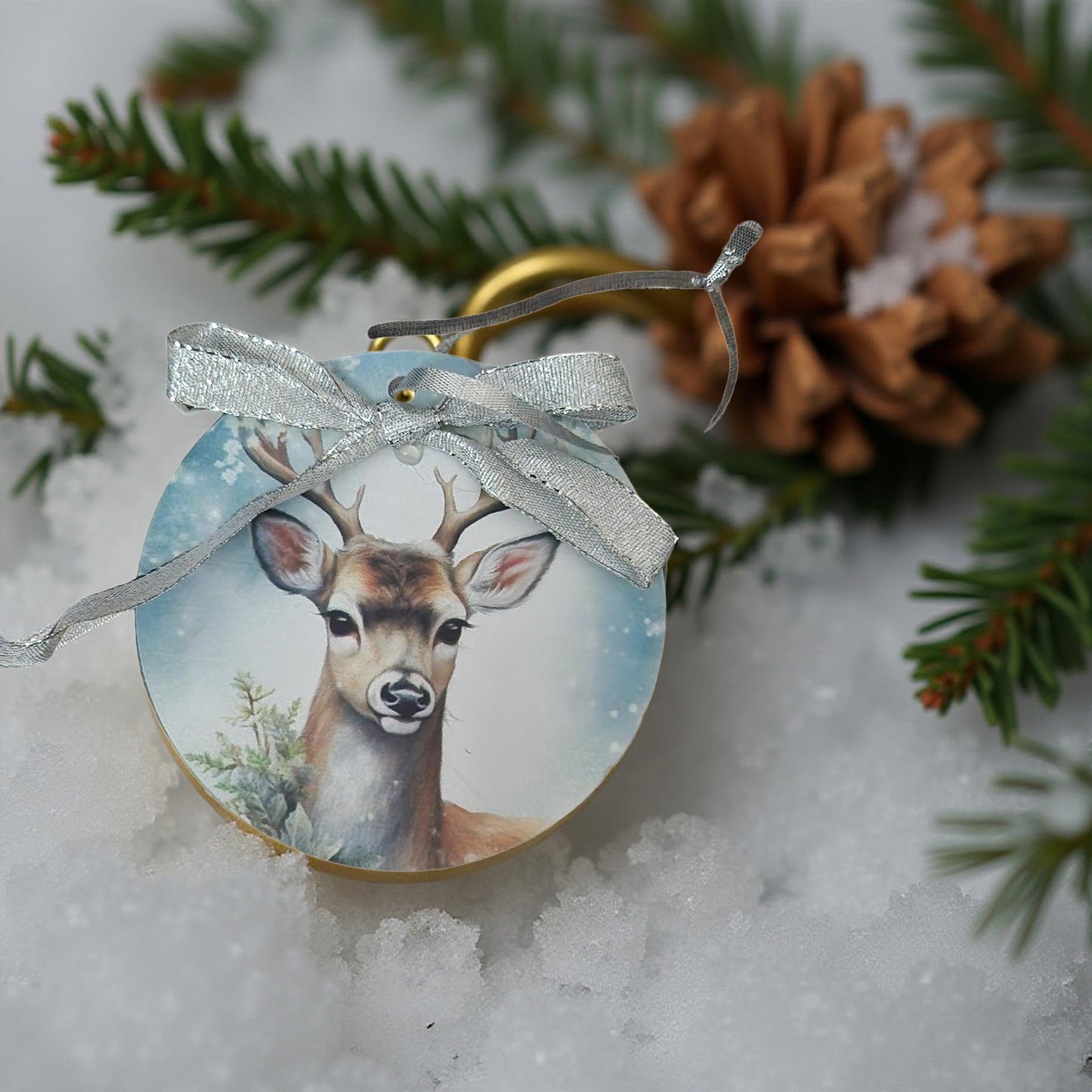 🐷🐴🦌🐔 Farm-Themed Ornament Collection