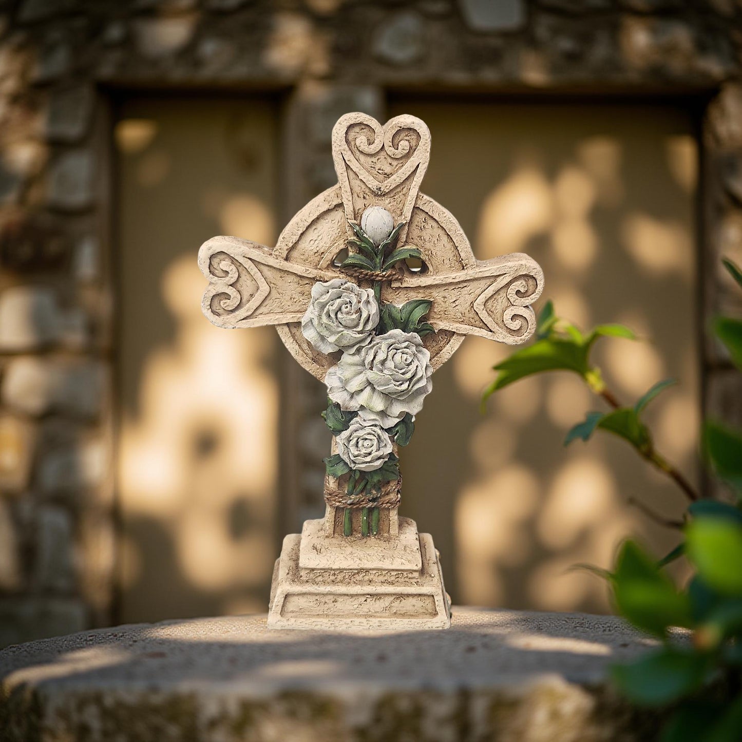 Rose Embellished Easter Cross - 2008