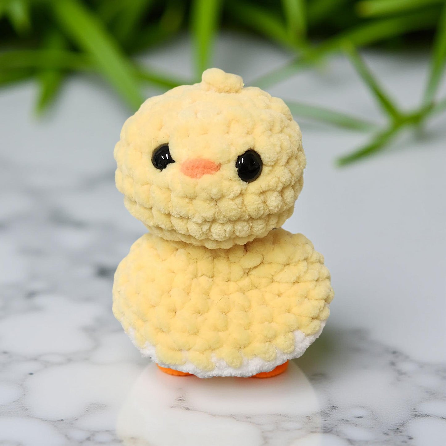 Small Handmade Crochet Frog and Duck Plushies