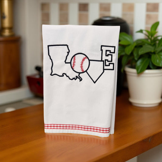 Hand-Crafted Embroidered Summer Fun Hand Towels
