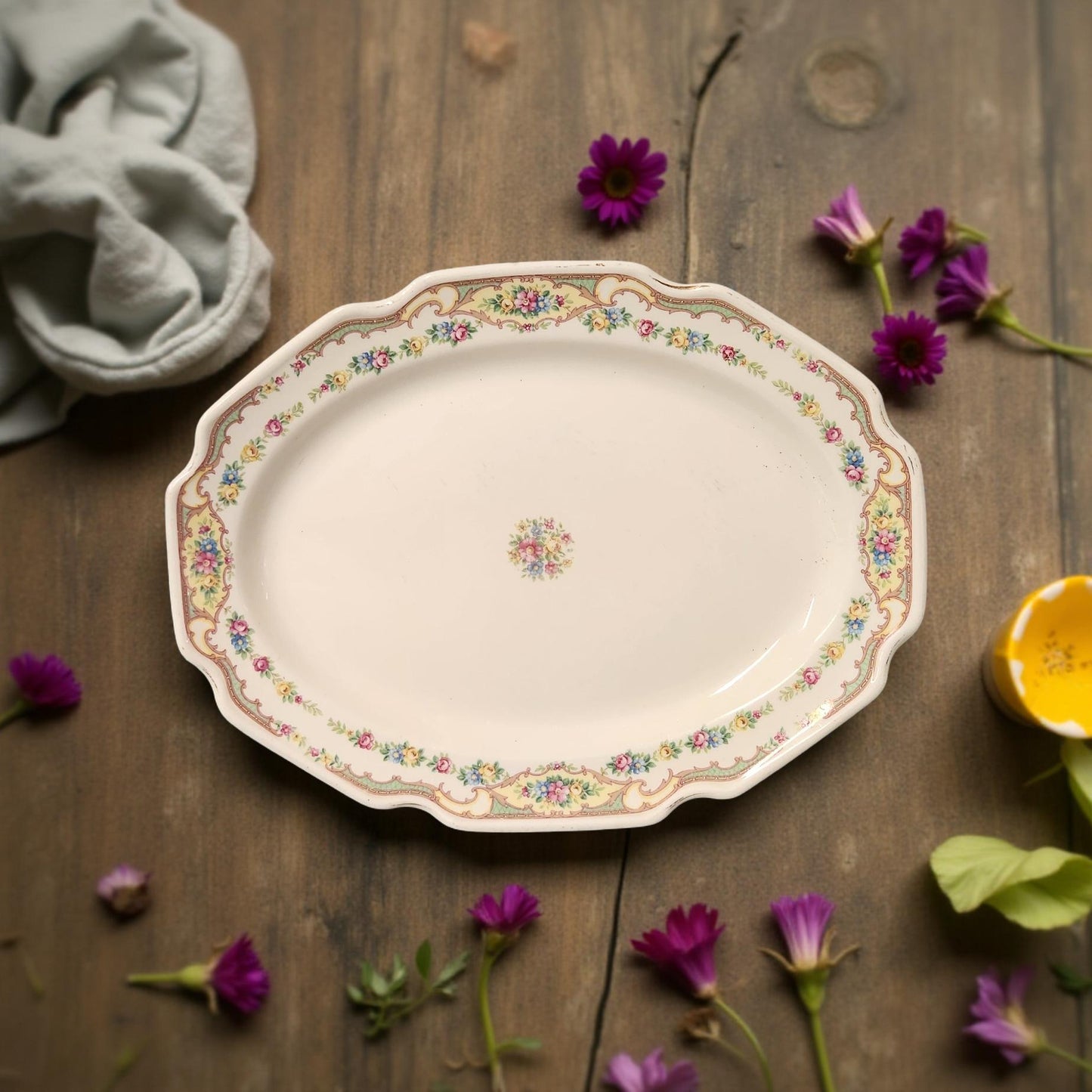 Mount Clemens Pottery - Mildred Pattern Serving Dishes