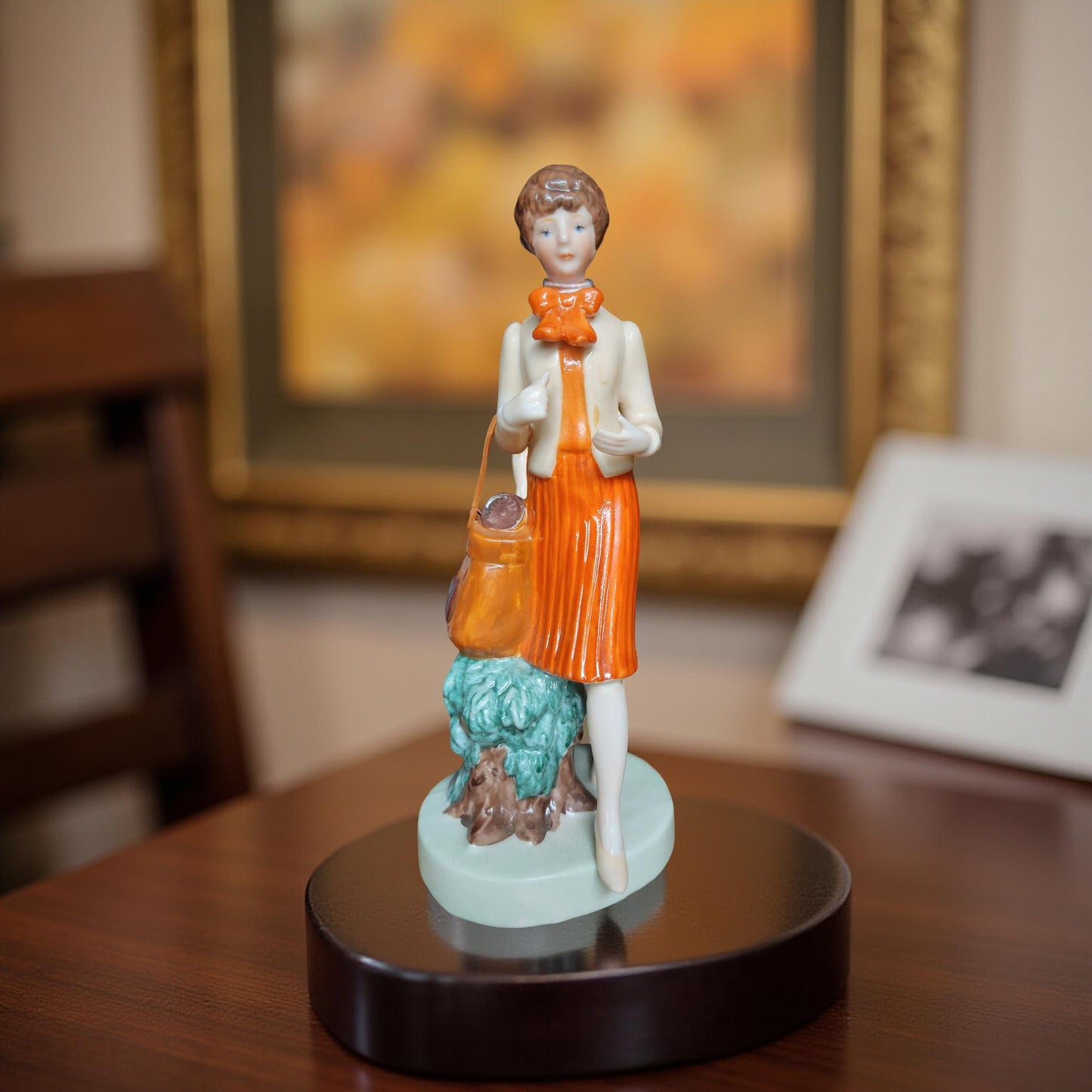 Retro Lady Suzette Tupperware Porcelain Figurine