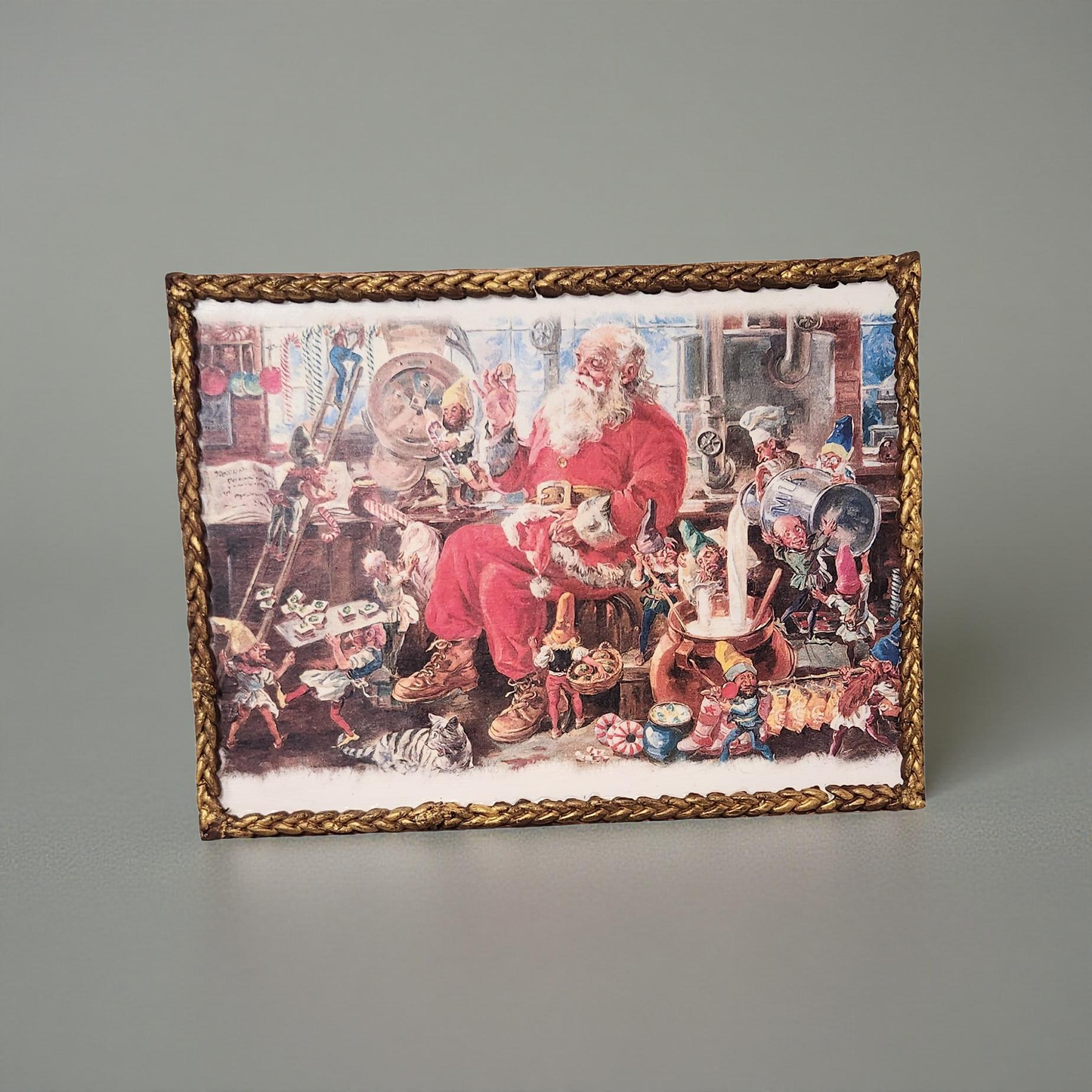 Santa's Workshop Framed Art