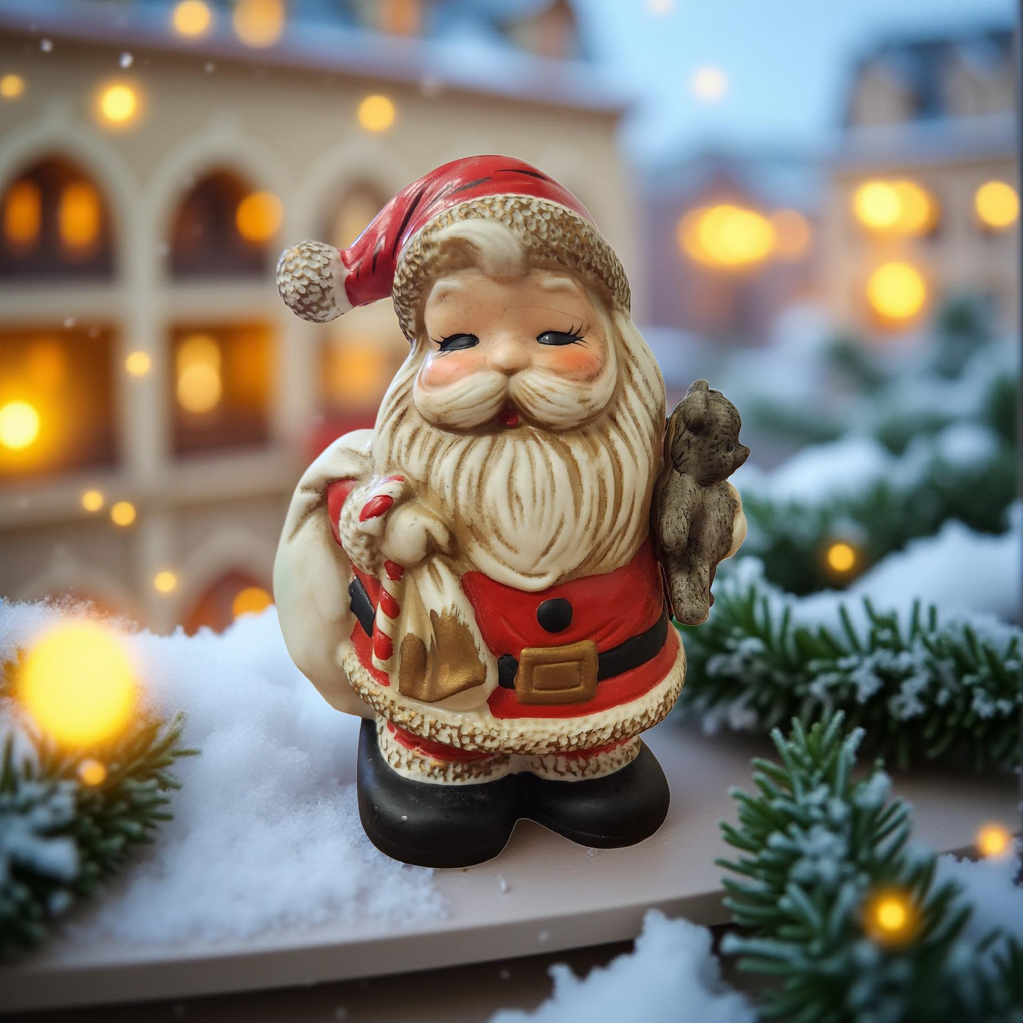 Vintage Santa Piggy Banks