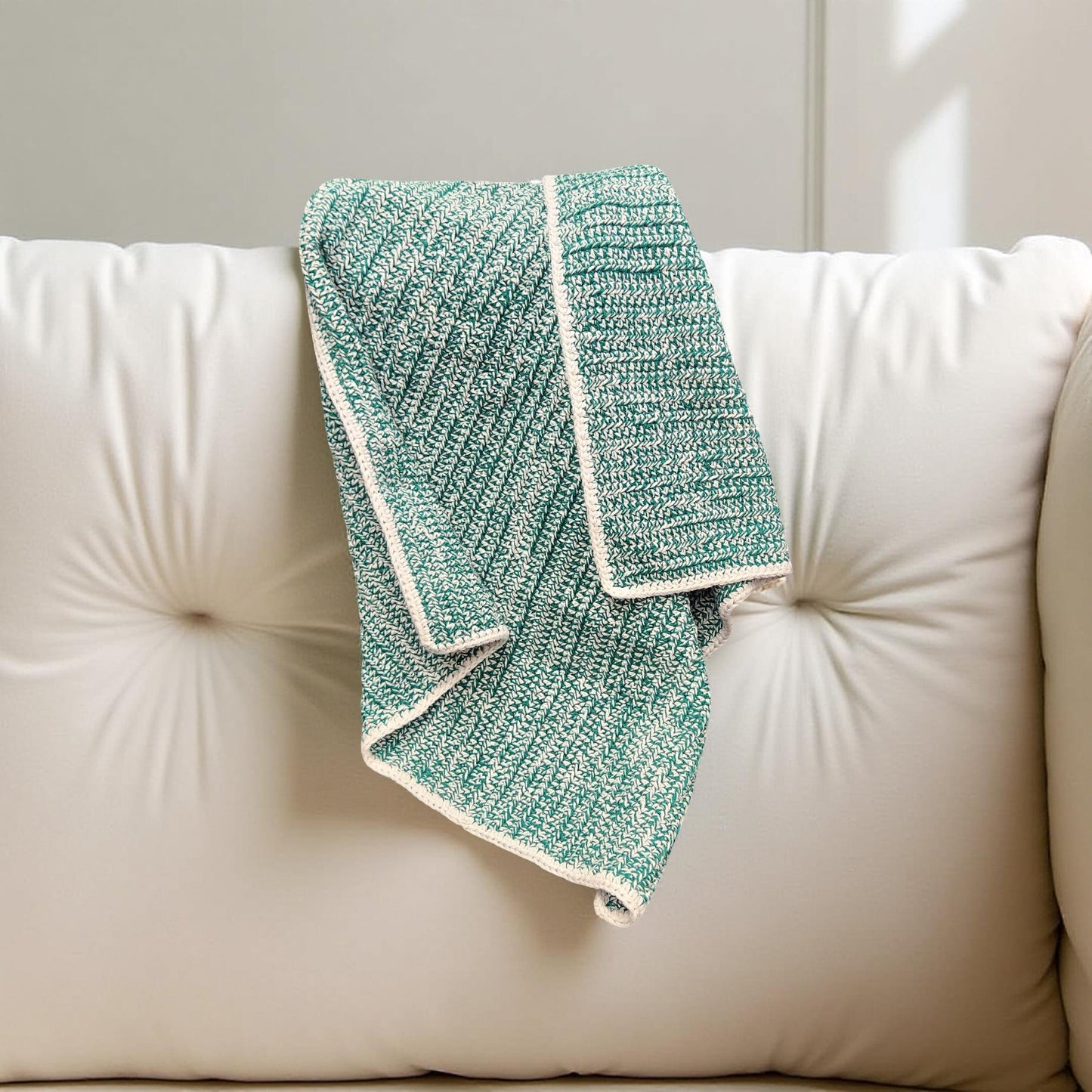 Handmade Crochet Baby Blanket - Soft & Cozy Newborn Gift