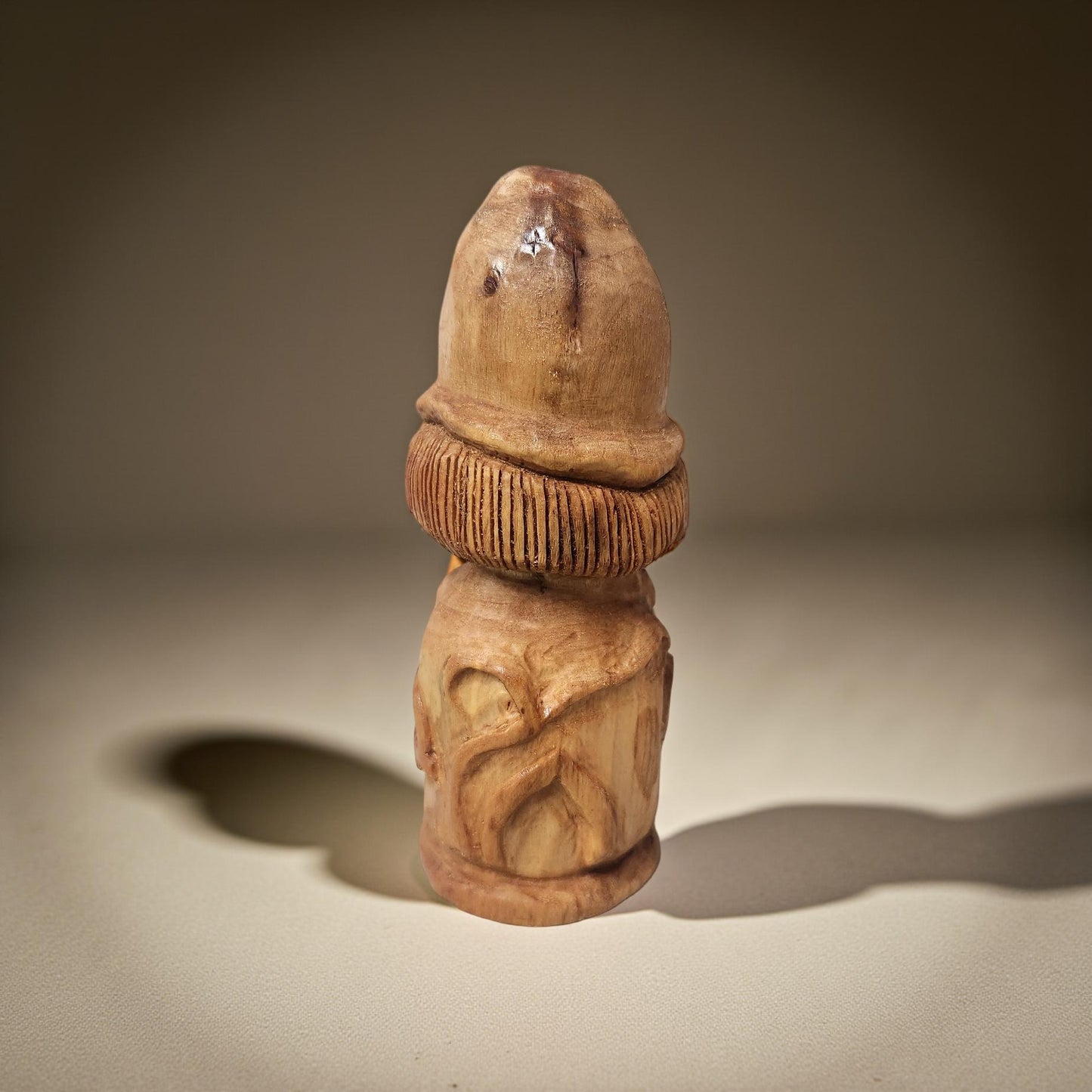 Rustic Hand Carved Wood Spirits Sculptures - One-of-a-Kind Carvings