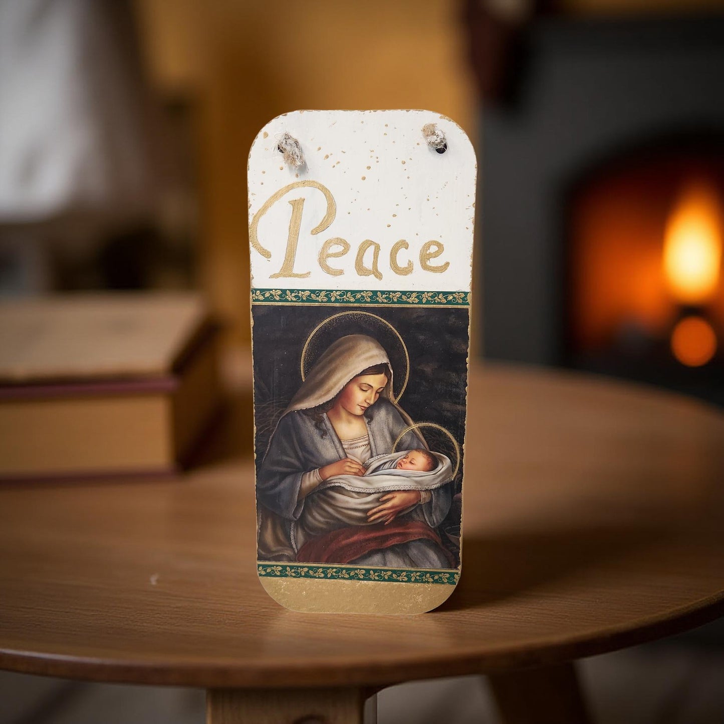 Handmade Wall Art Mary and Jesus