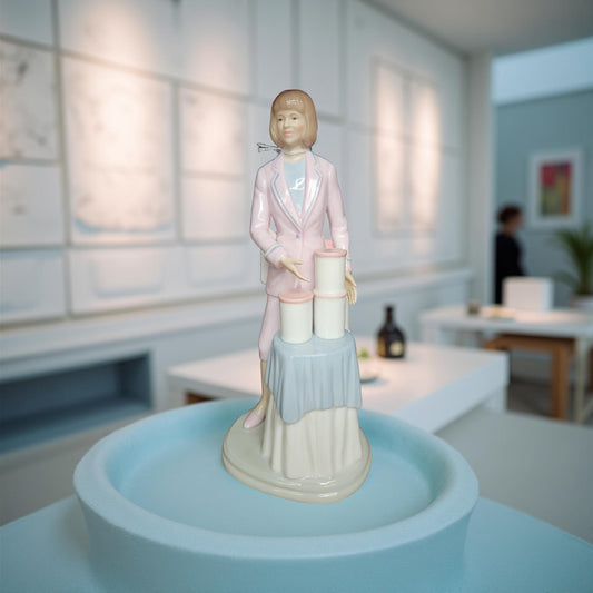 Retro Lady Suzette Tupperware Porcelain Figurine