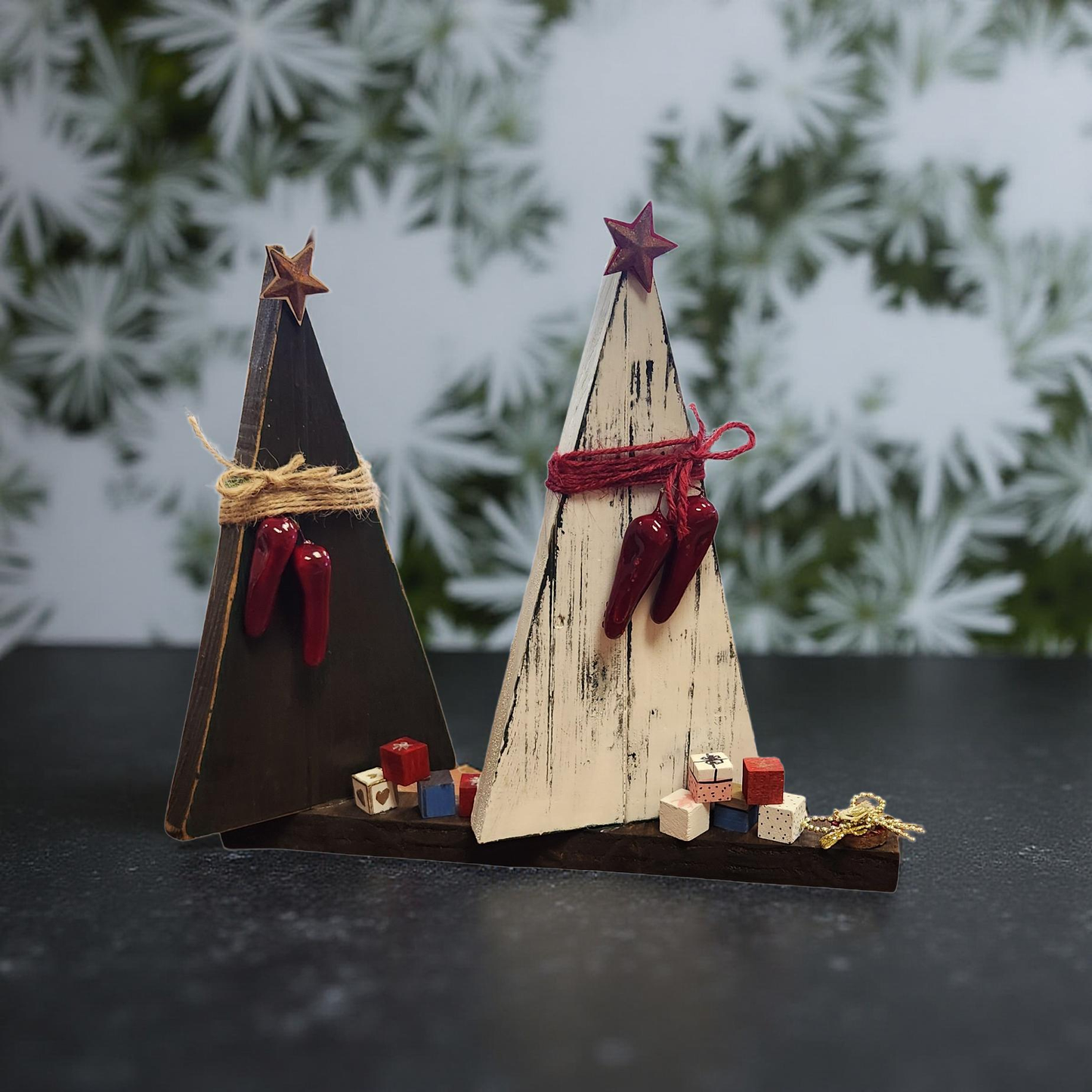 Handmade Wooden Christmas Trees - Louisiana Flare