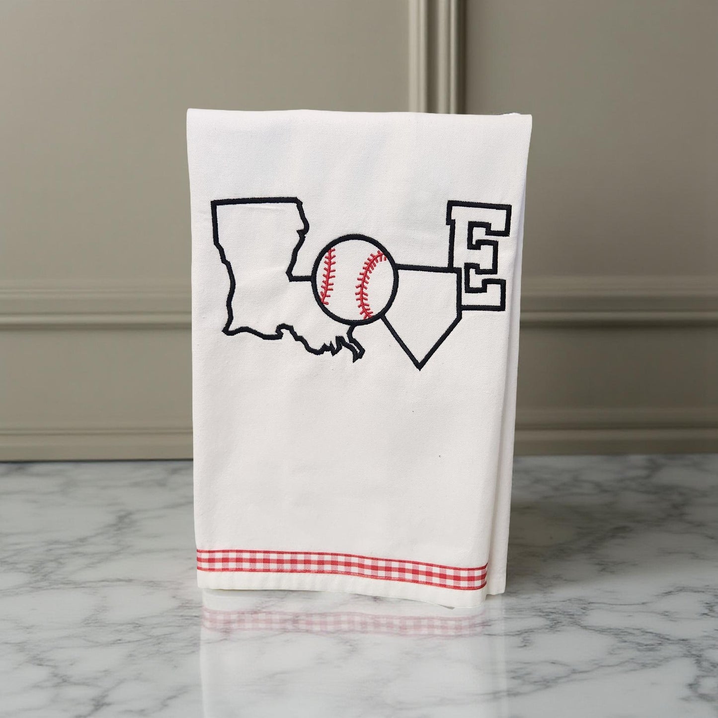 Hand-Crafted Embroidered Summer Fun Hand Towels