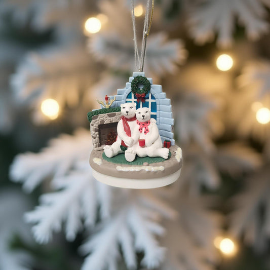 🐻 Coca-Cola Polar Bear Christmas Ornaments