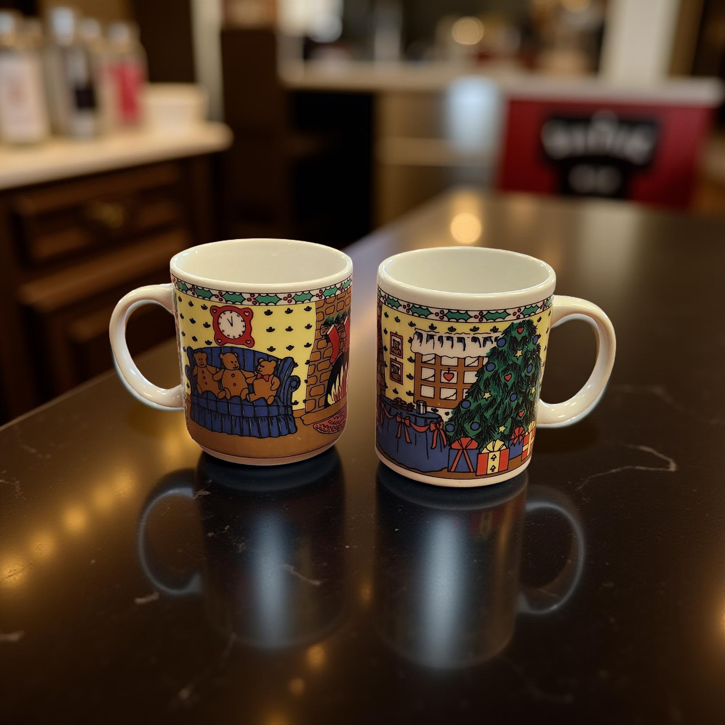 Vintage Christmas Mugs