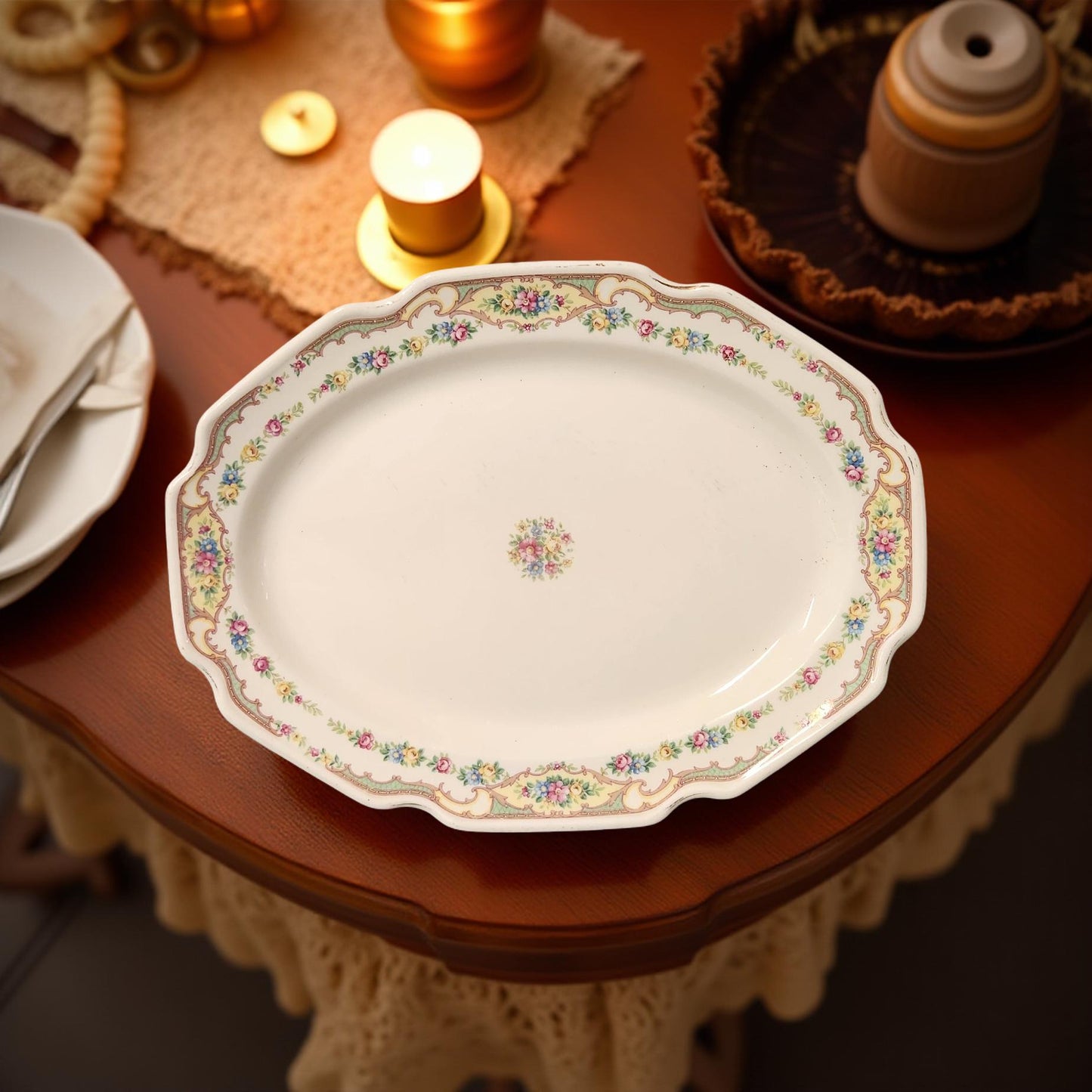 Mount Clemens Pottery - Mildred Pattern Serving Dishes