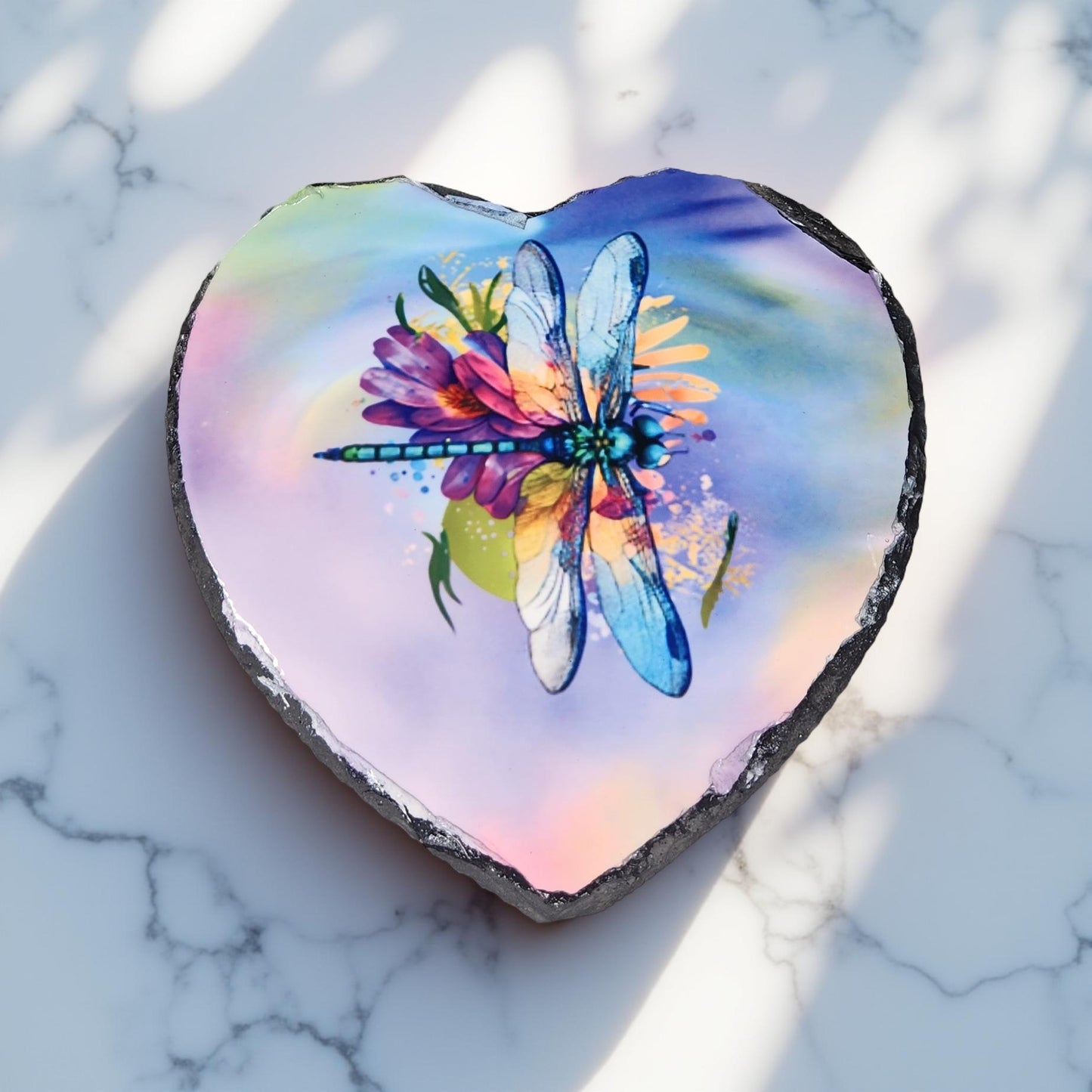 Dragonfly Decorative Slate - Beautiful Memorial Sign