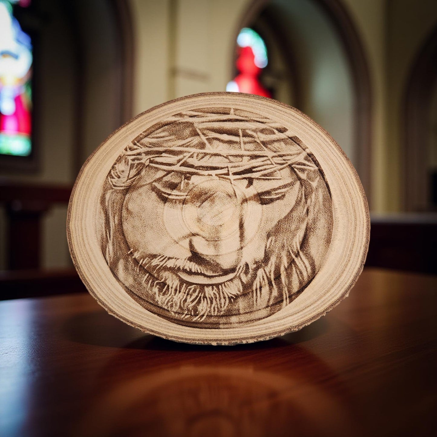 Religious Laser Engraved Artwork of Jesus for Home Decor