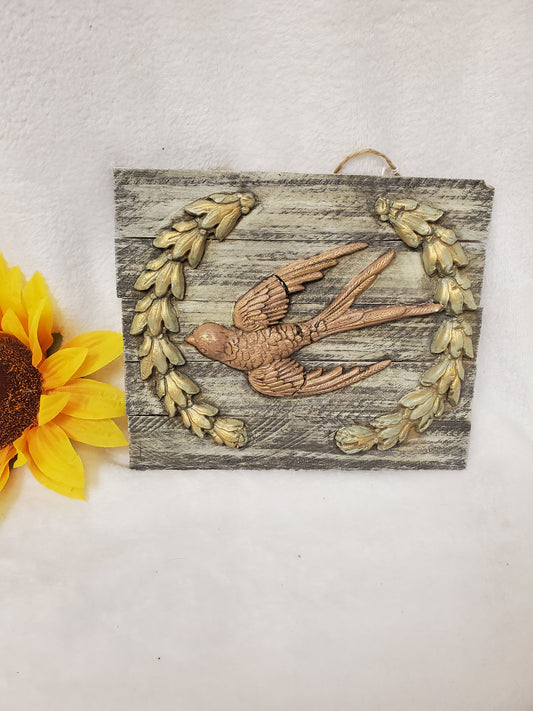 Bird on Wood