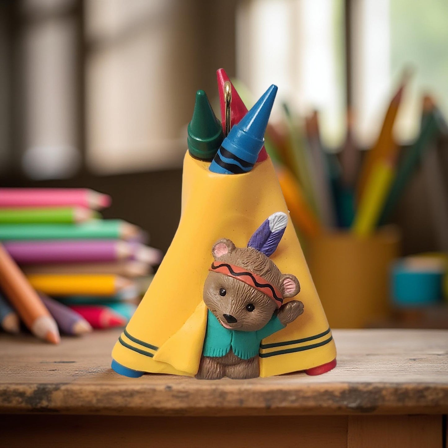 Bright Sunny Tepee Ornament - Crayola Bright Hallmark Collection