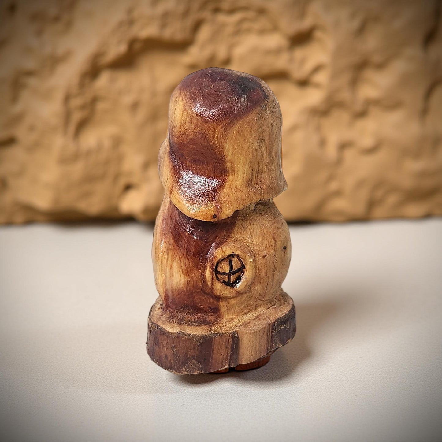 Rustic Hand Carved Wood Spirits Sculptures - One-of-a-Kind Carvings