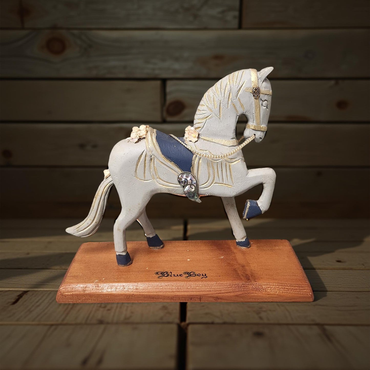 Hand-Carved Wooden Horse Figurines – Toy & Décor