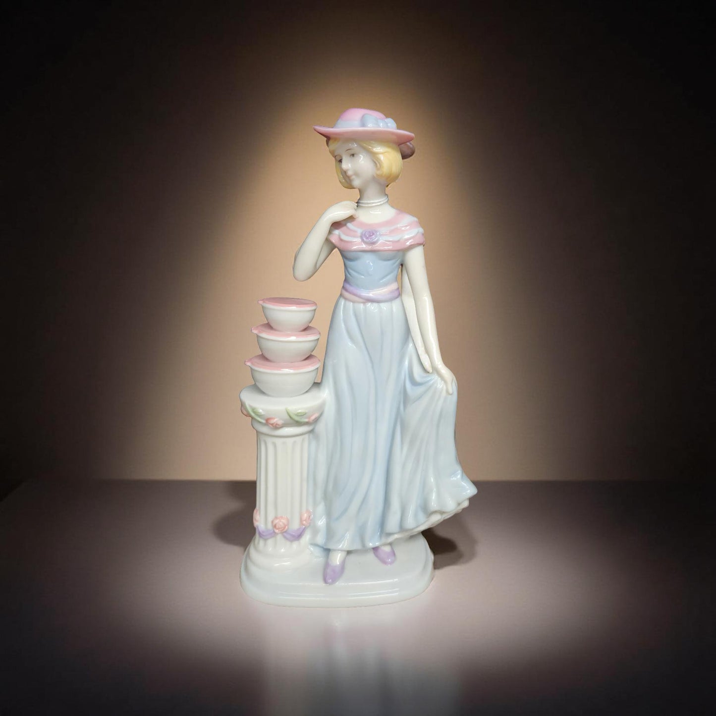 Retro Lady Suzette Tupperware Porcelain Figurine