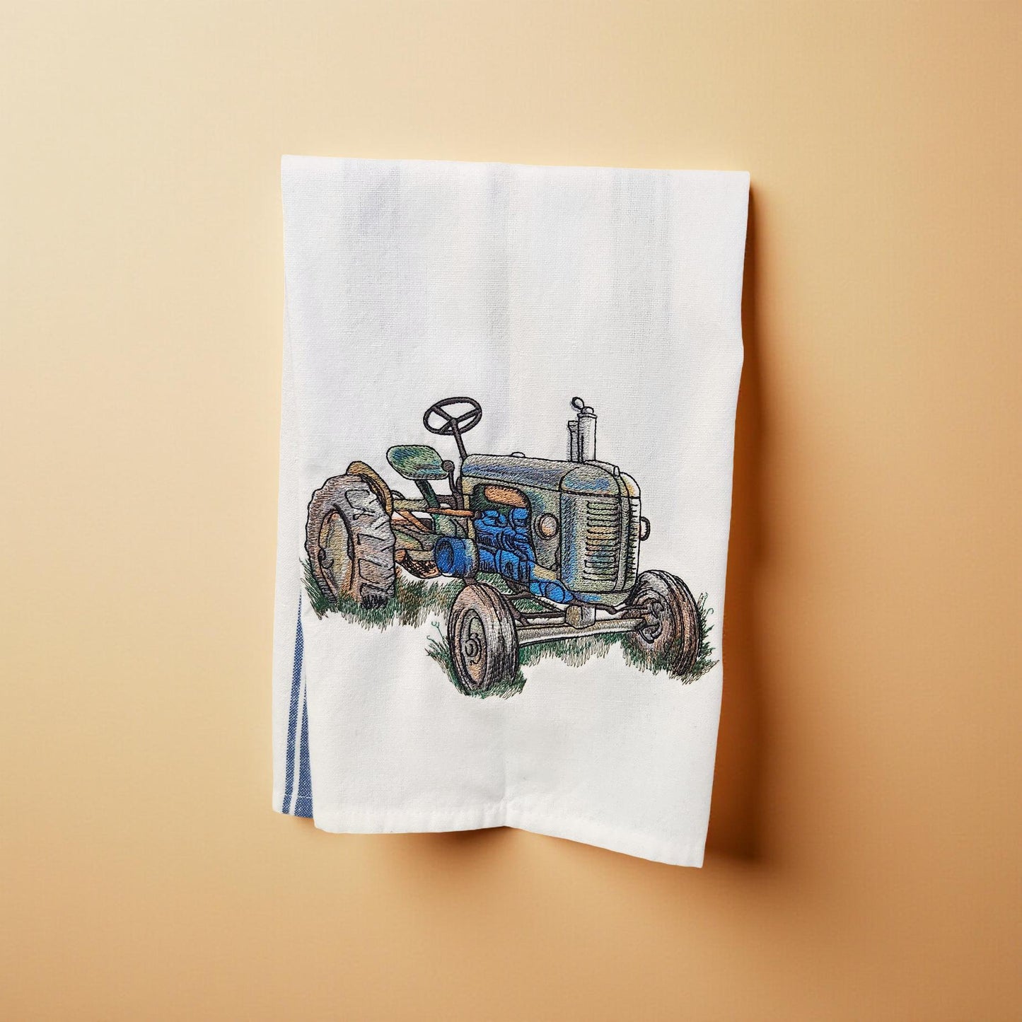 Hand-Crafted Embroidered Summer Fun Hand Towels