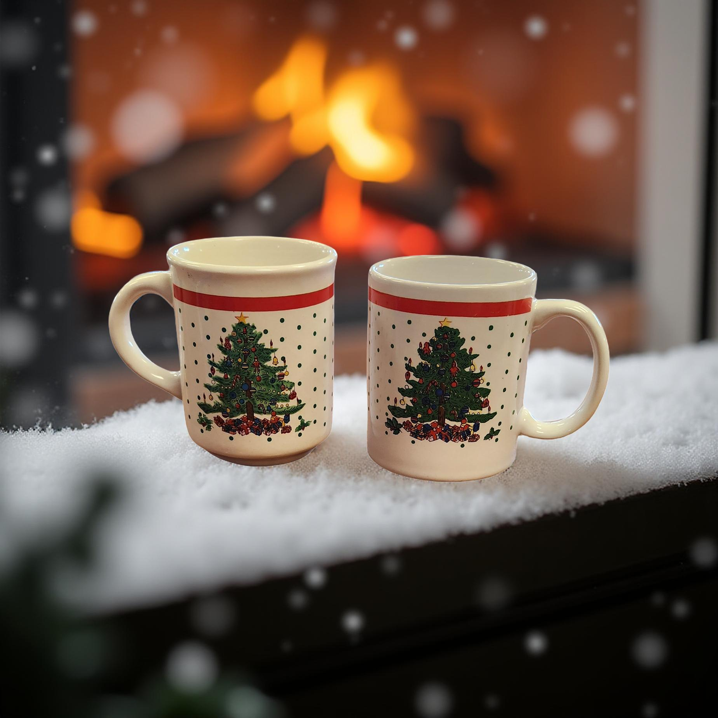 Vintage Christmas Mugs