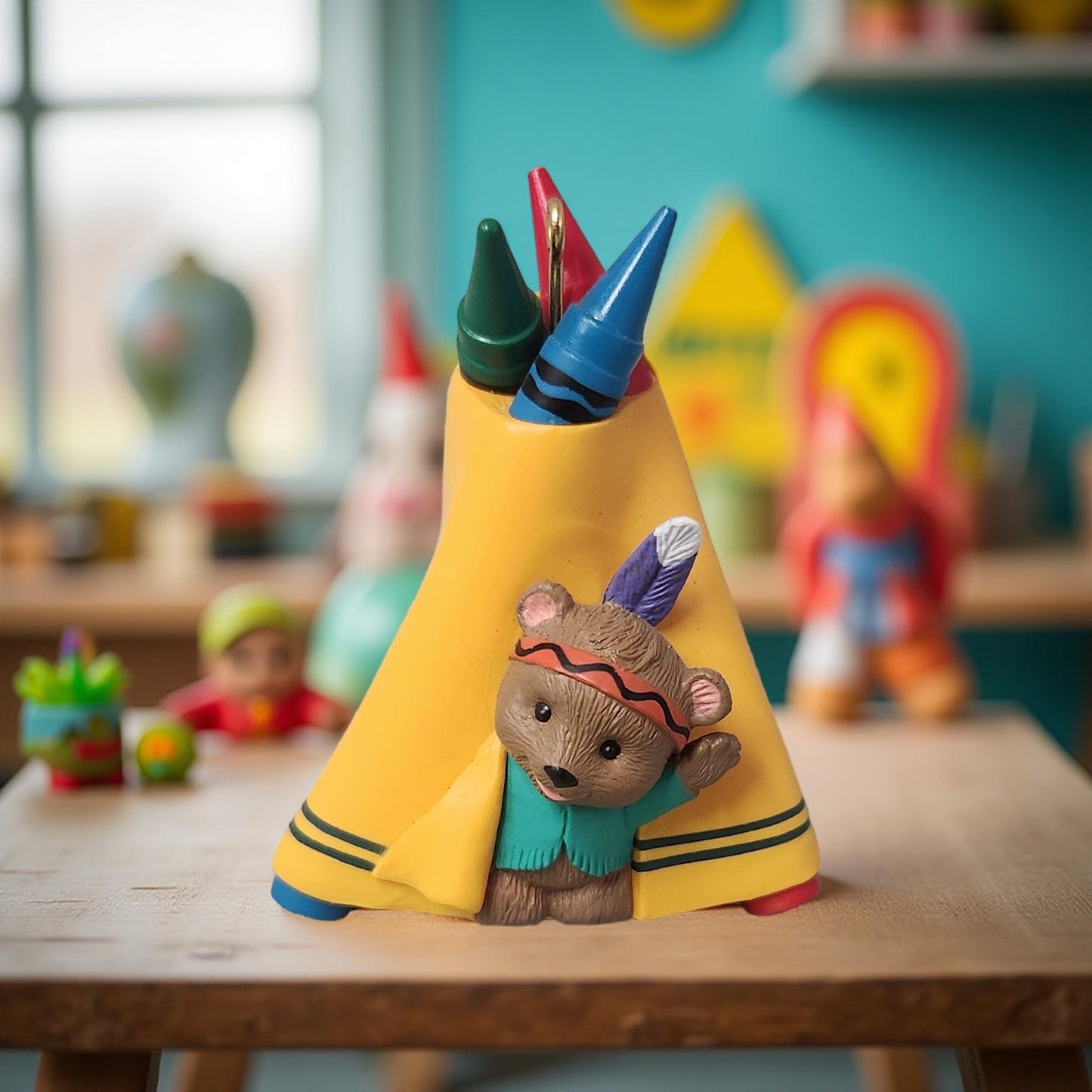 Bright Sunny Tepee Ornament - Crayola Bright Hallmark Collection