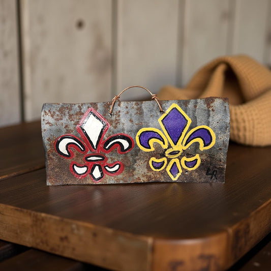 LSU and UL Football Tins