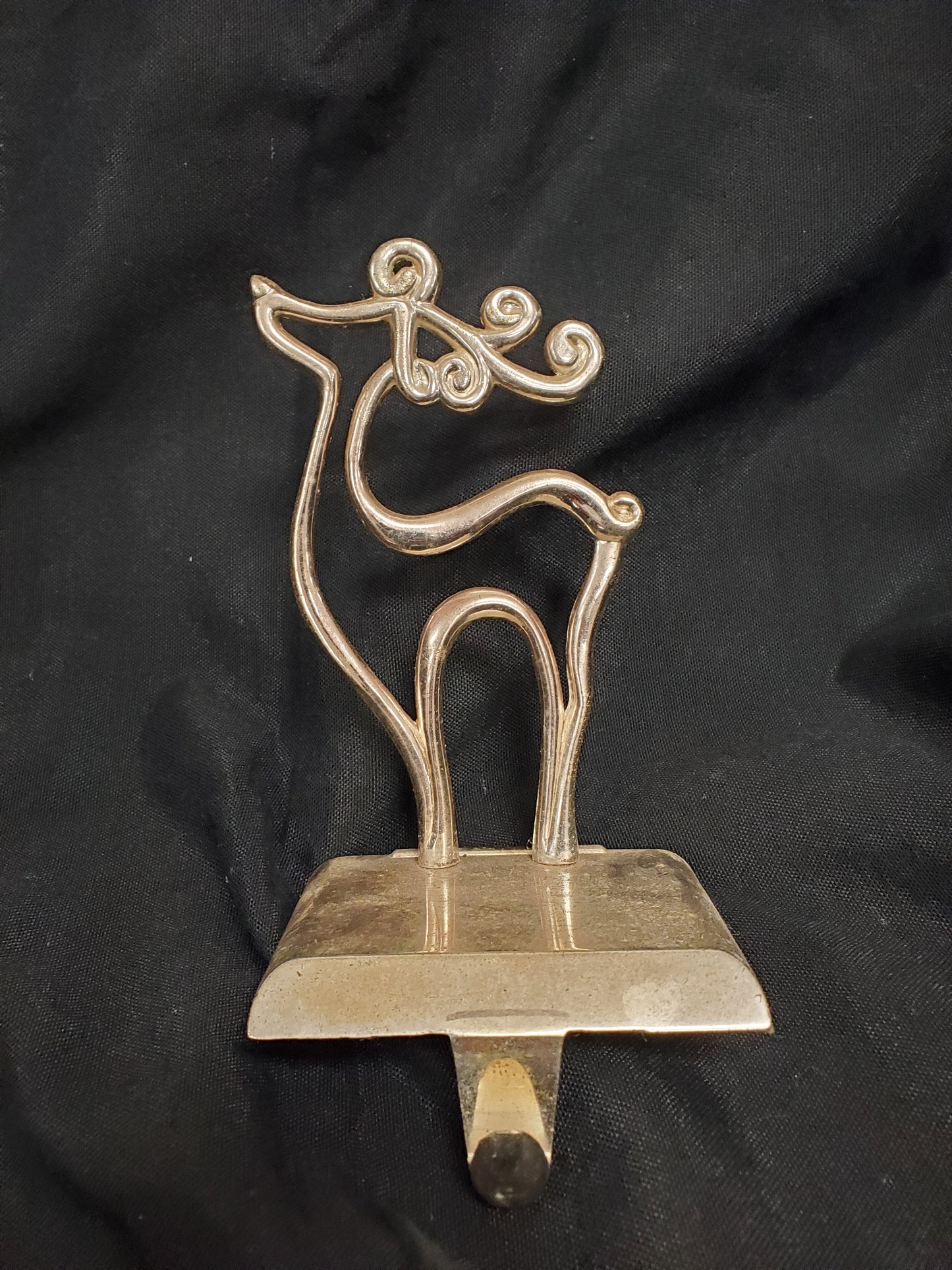Silver Metal Reindeer & Snowman