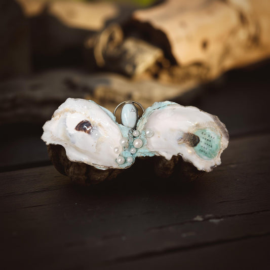 Angel Wing Oyster Shells - Hand-Crafted