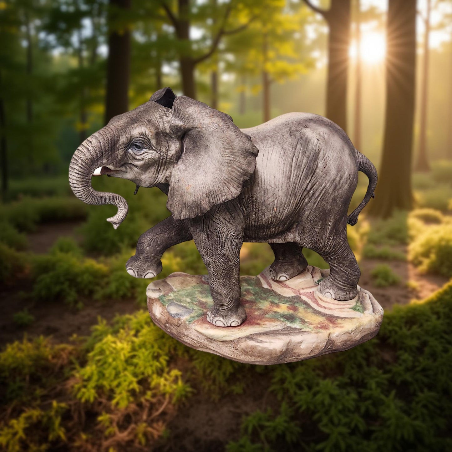 Boehm Porcelain African Elephant Figurine – Model 200-44