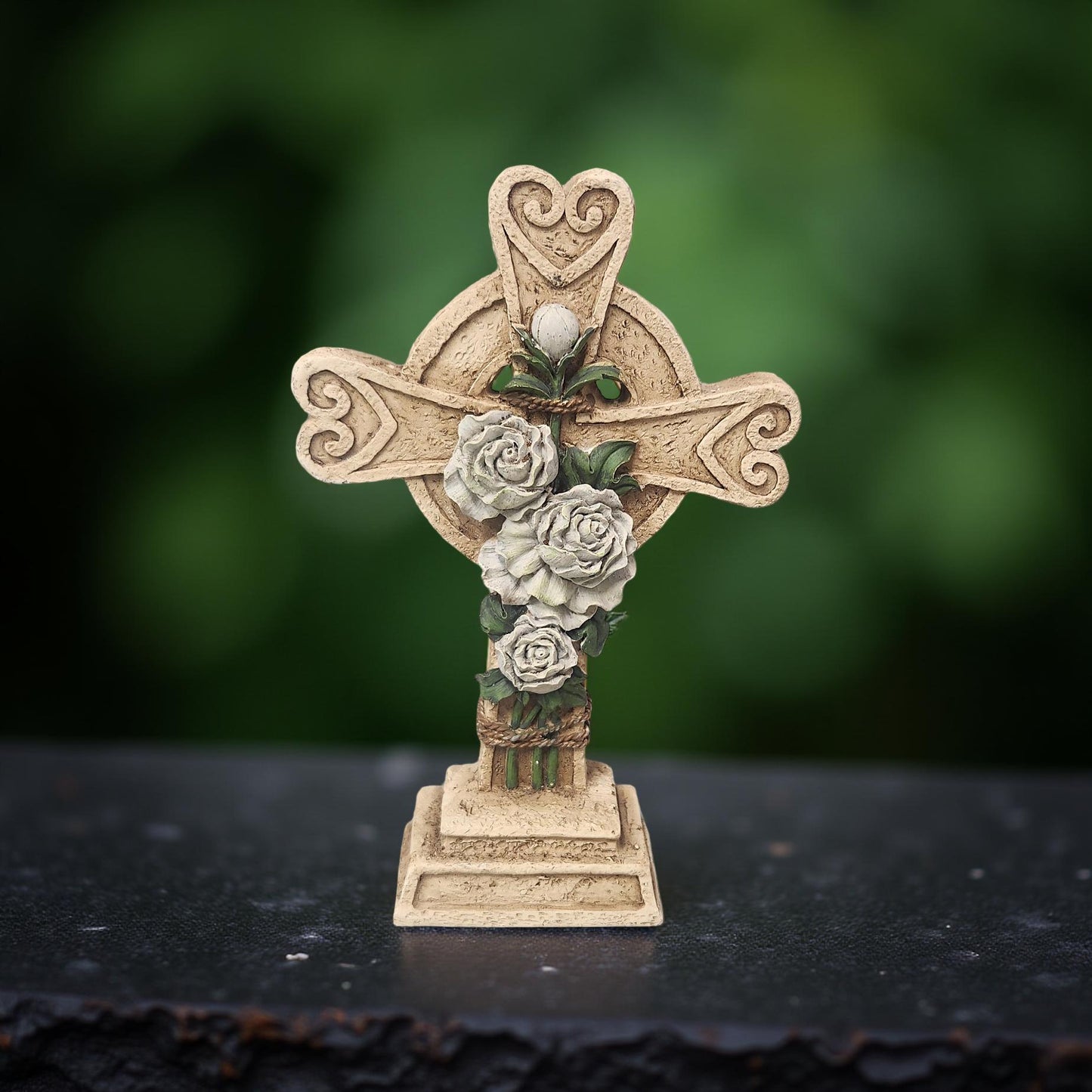 Rose Embellished Easter Cross - 2008
