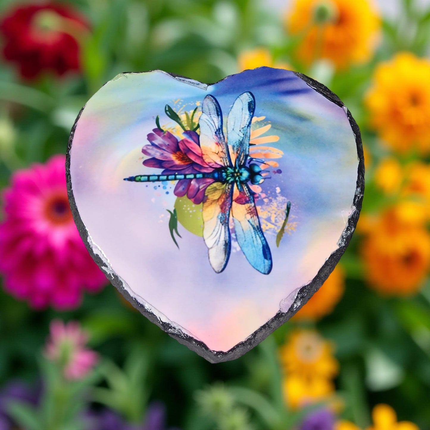 Dragonfly Decorative Slate - Beautiful Memorial Sign