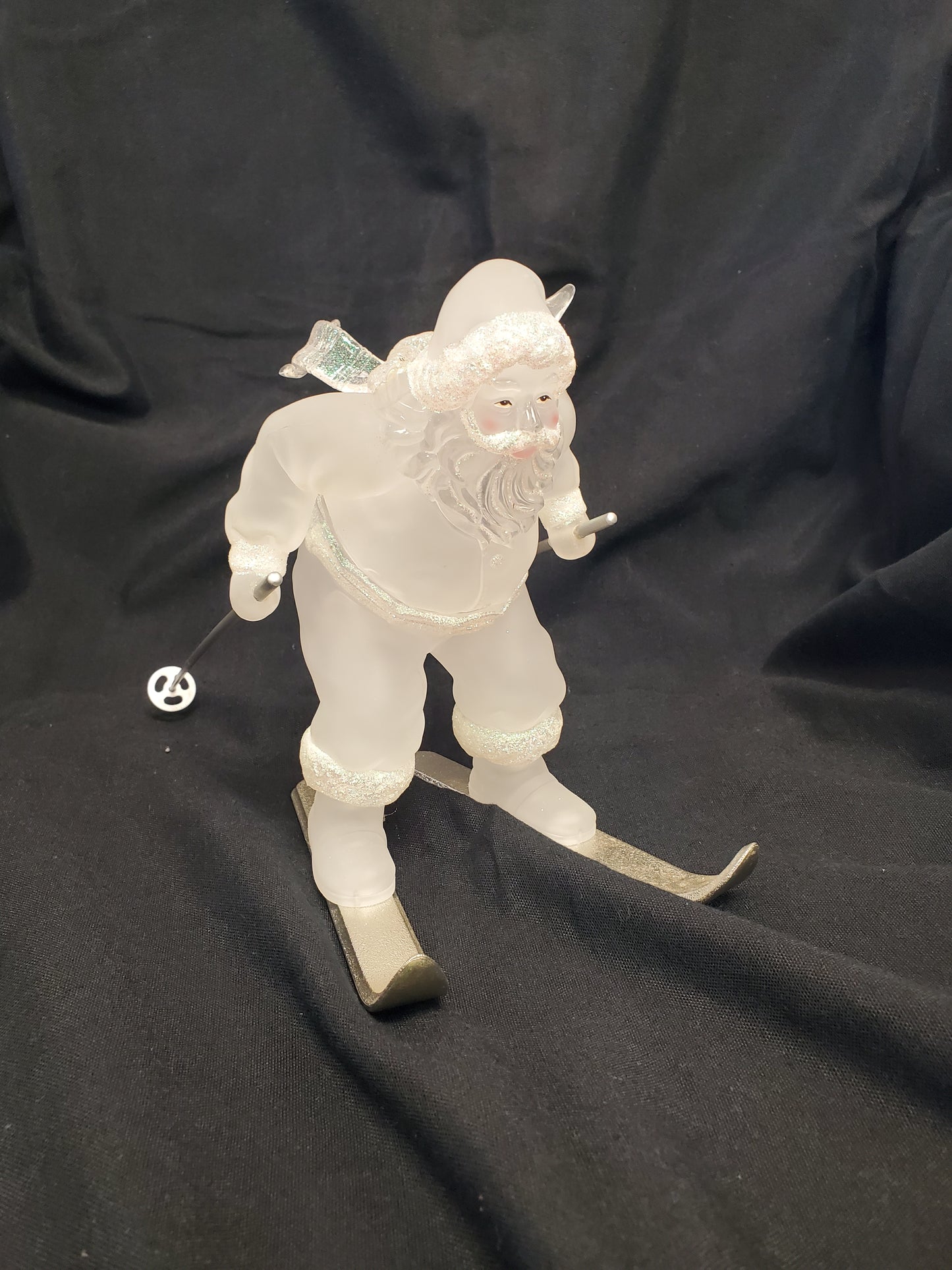 Leonardo Collection Blown Frosted Sking Santa
