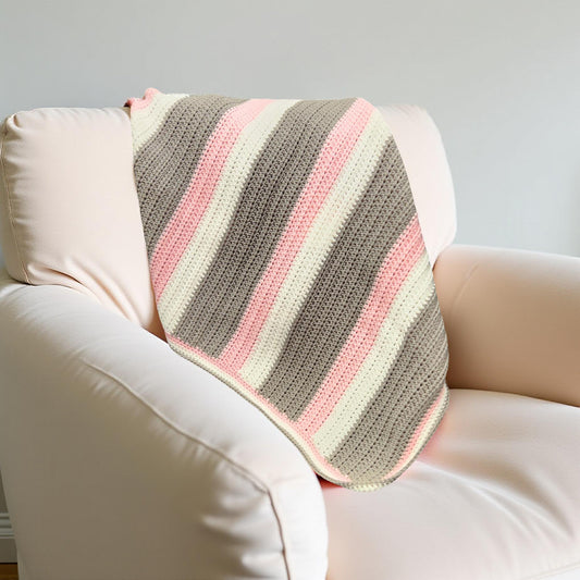 Handmade Crochet Baby Blanket - Soft & Cozy Newborn Gift