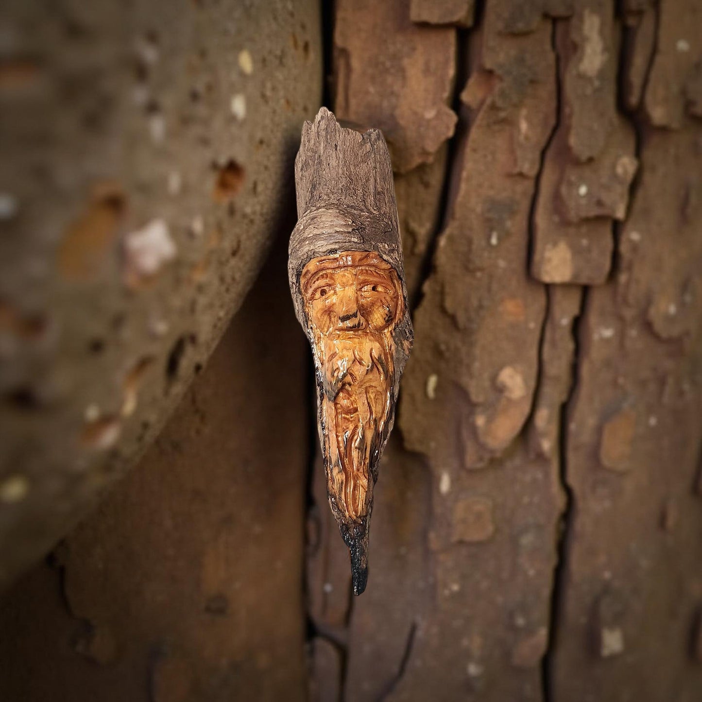 Magical Hand Carved Wood Spirits - Unique Home Decor