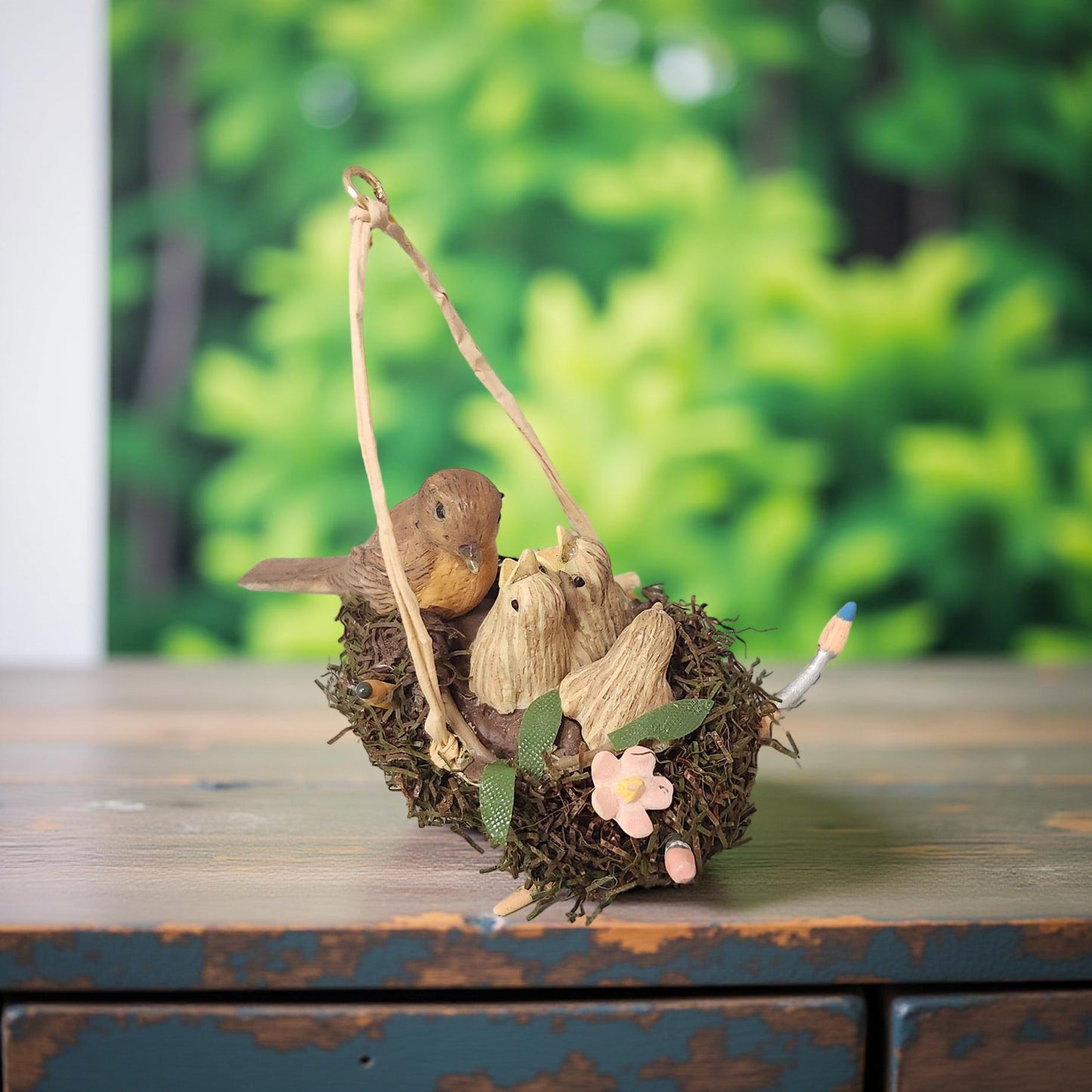 2005 Nature's Sketchbook Ornament - Vintage Marjolein Bastin's Easter Hallmark Collection