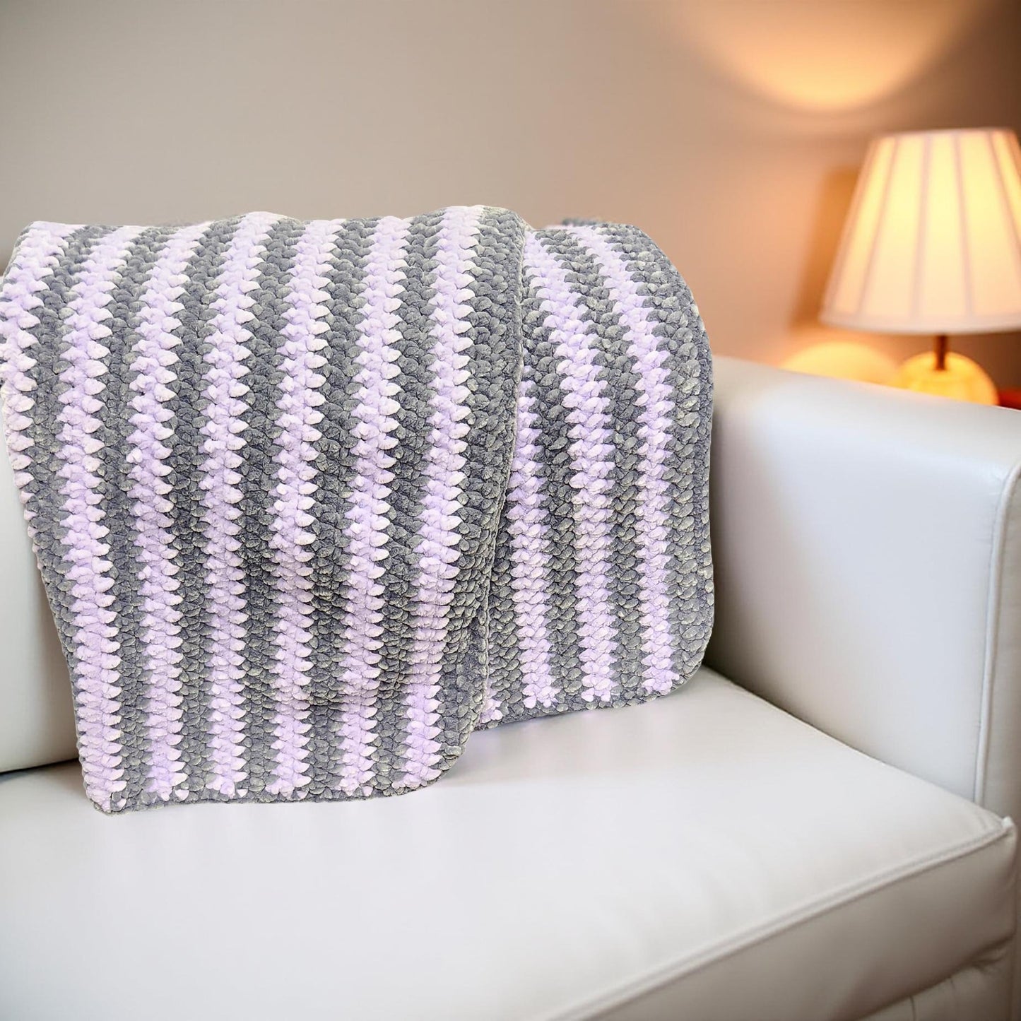 Handmade Crochet Baby Blanket - Soft & Cozy Newborn Gift