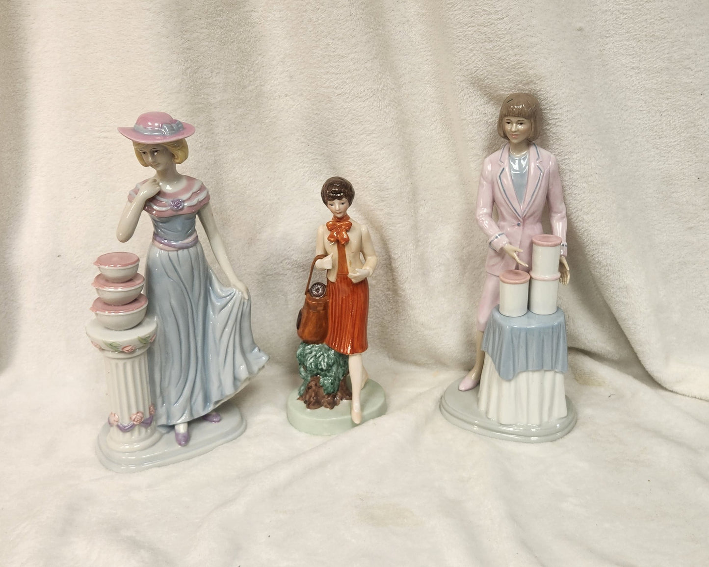 Retro Lady Suzette Tupperware Porcelain Figurine