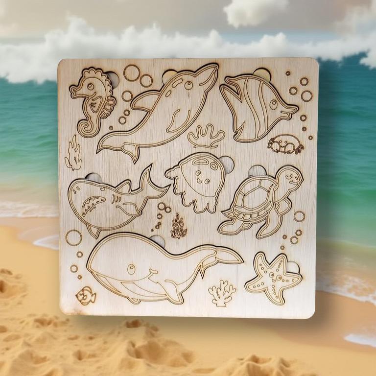 Wooden Engraved Puzzles