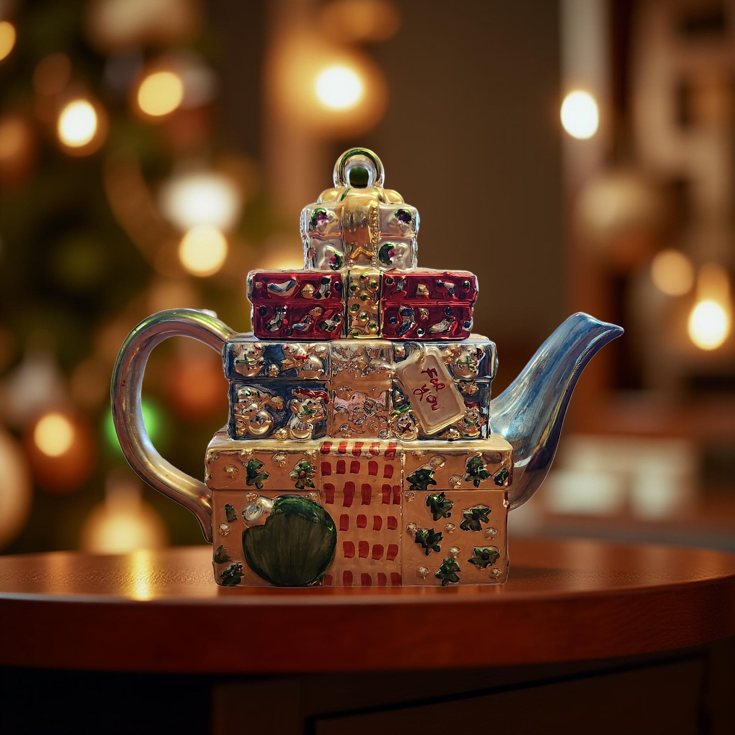 VTG Allure Metallic Present Teapot